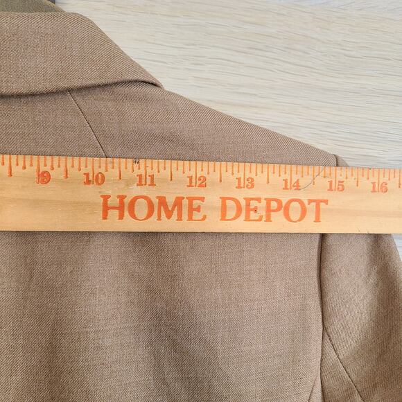 NWOT J Crew Womens 4 Original Schoolboy Wool Blend Blazer Jacket Camel Tan Prep - Picture 11 of 12